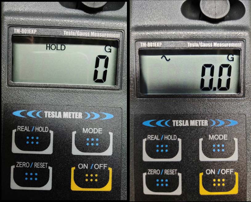 use the gaussmeters use the gaussmeters